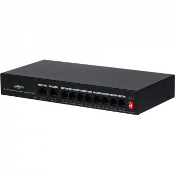 10-портовый коммутатор DAHUA DH-PFS3010-8ET-65