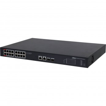 16-портовый гигабитный коммутатор с 16-РОЕ портами DAHUA DH-PFS3220-16GT-190