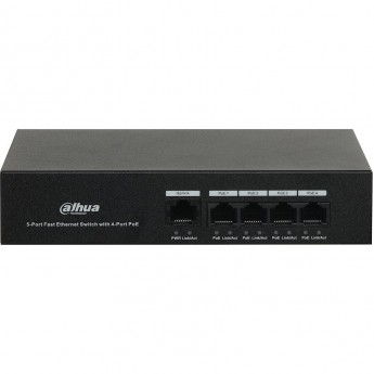 РоЕ коммутатор DAHUA DH-PFS3005-4ET-36 4 портовый неуправляемый РоЕ коммутатор DAHUA DH-PFS3005-4ET-36 4 портовый неуправляемый